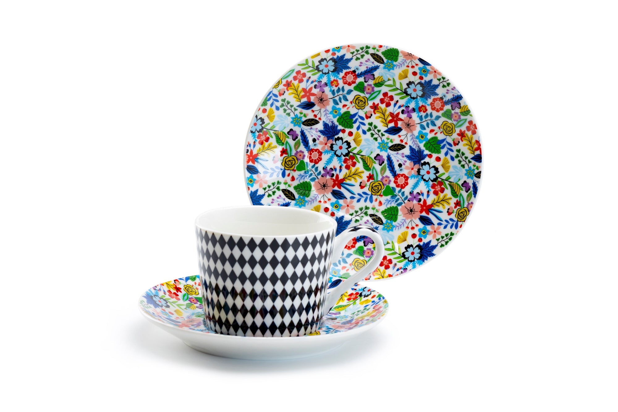 Mad Hatter Bone China Cup and Saucer