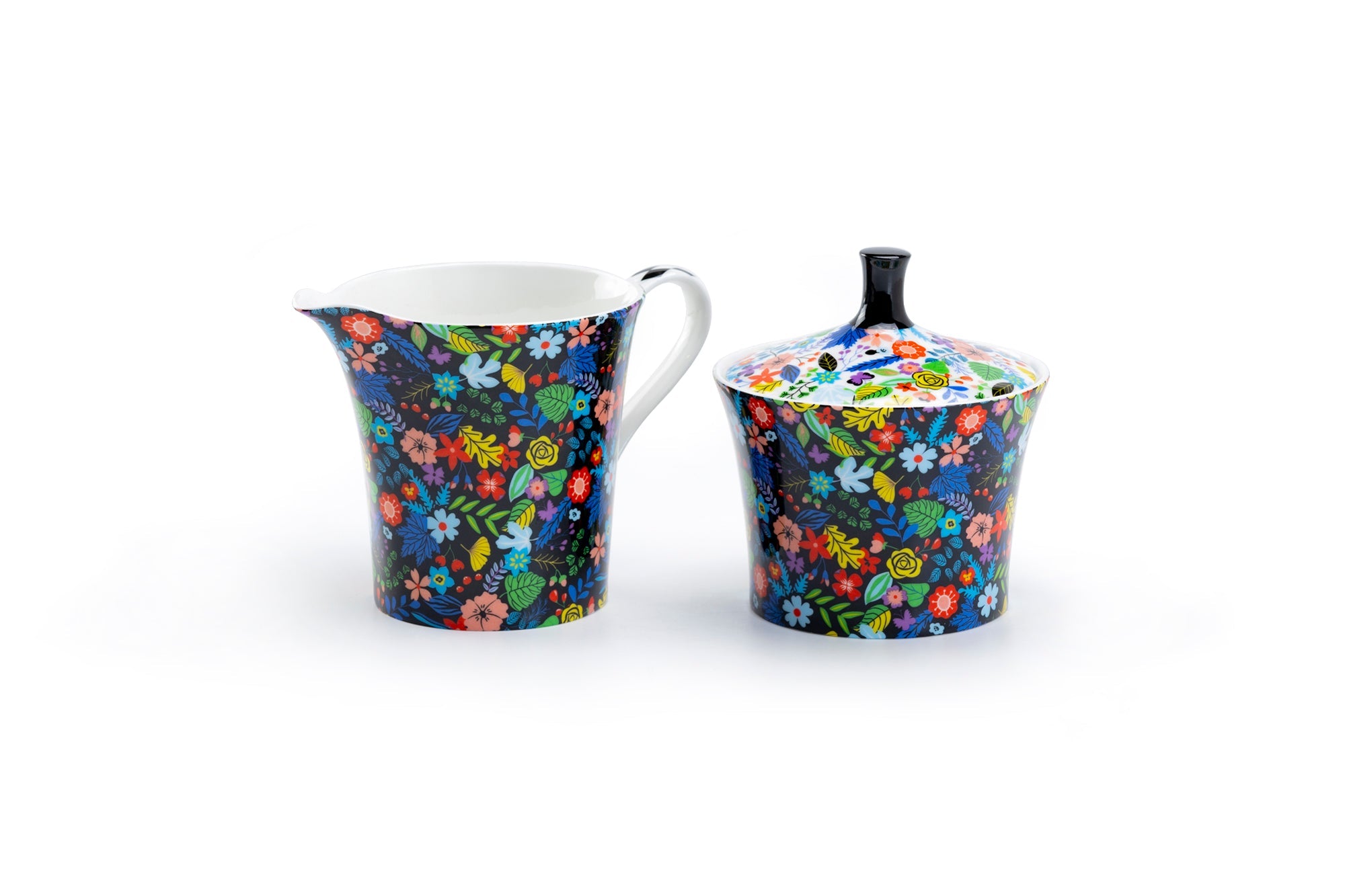 Mad Hatter Bone China Sugar & Creamer Set