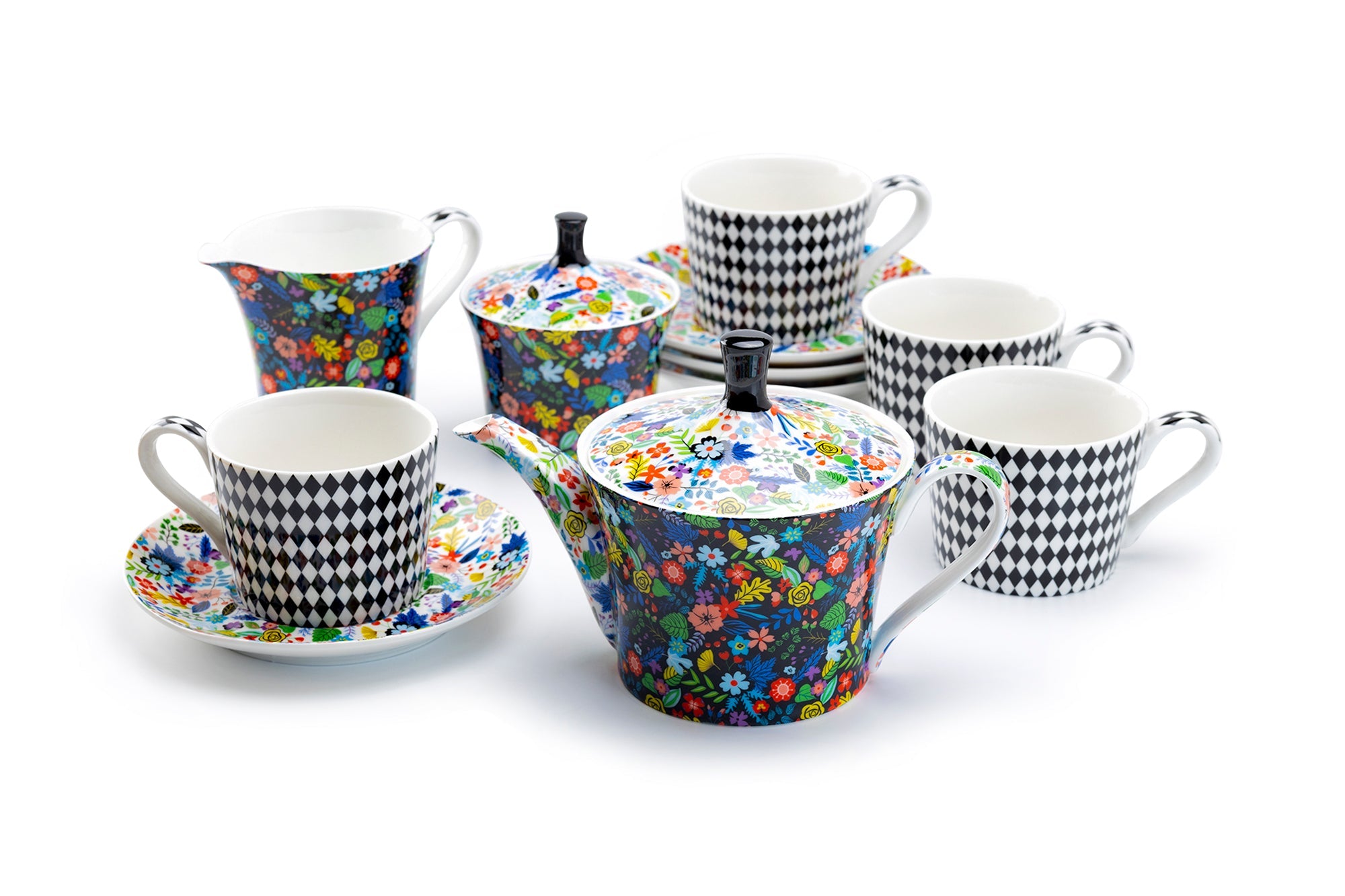 Mad Hatter Bone China Tea Set