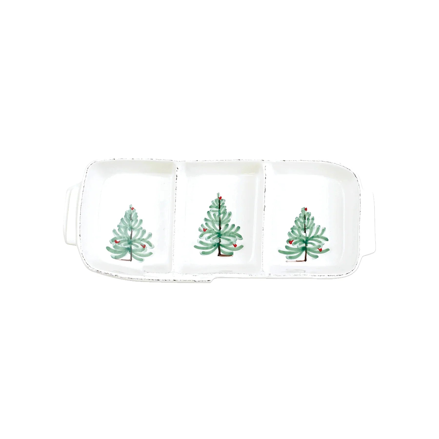 Vietri Lastra Holiday Small Three Part Server
