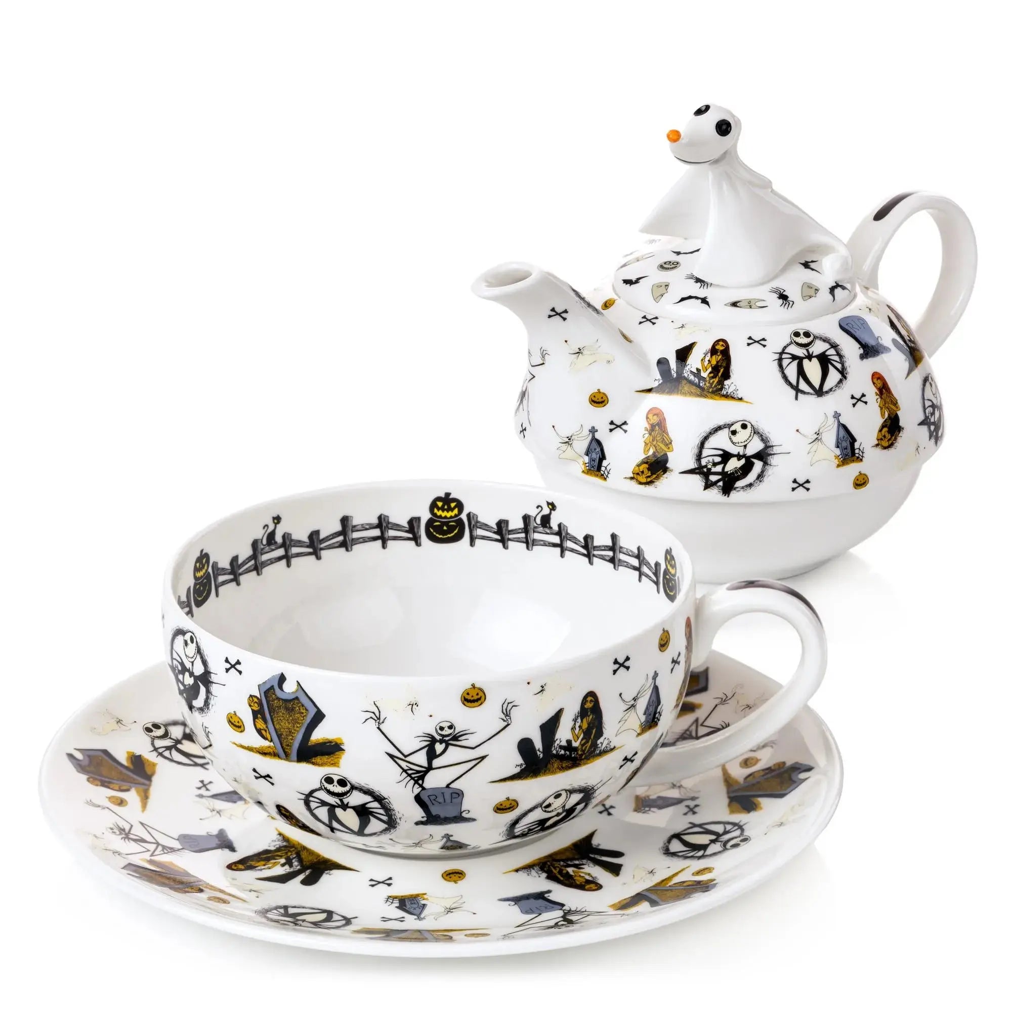 English Ladies Disney Nightmare Before Christmas Tea For One Set