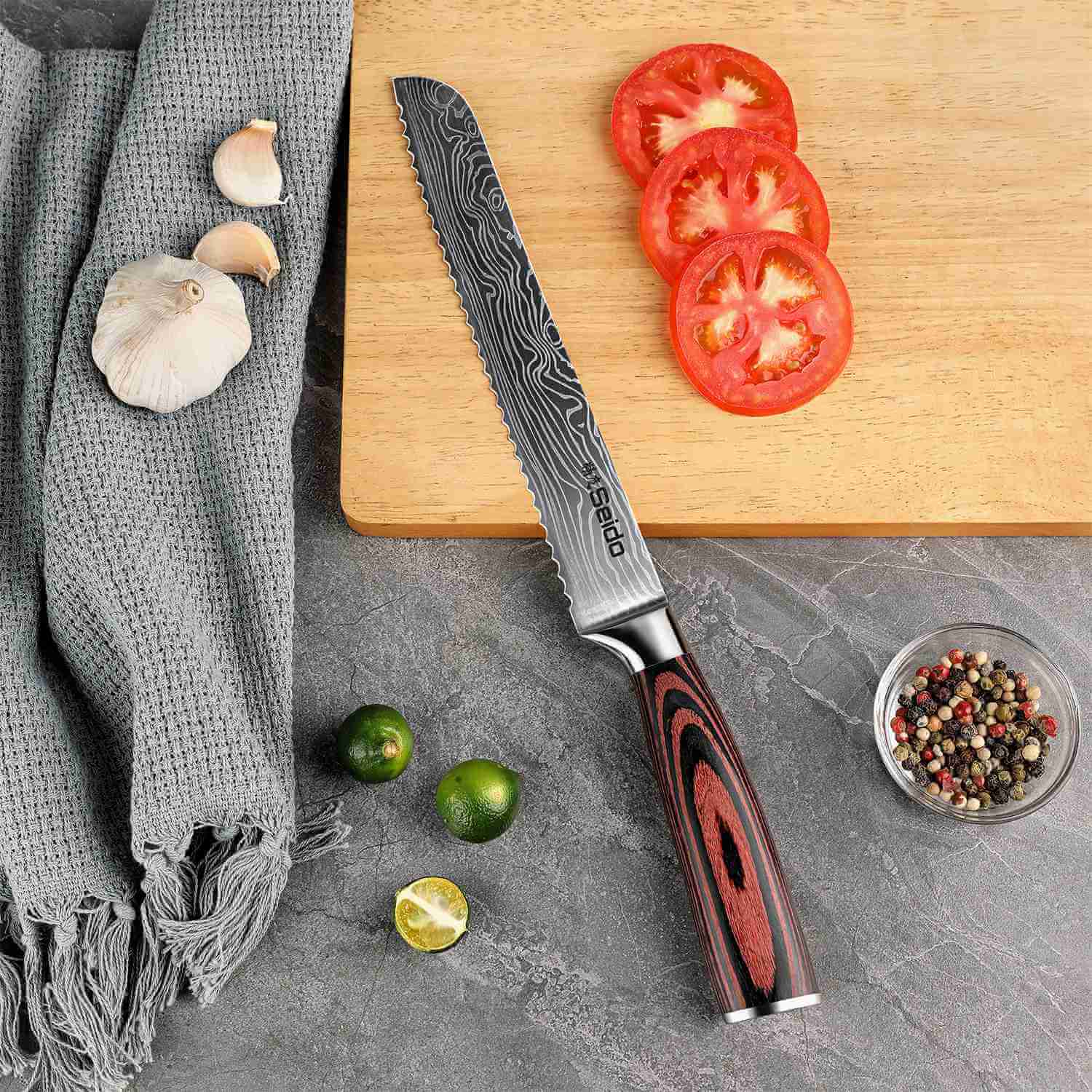 Master 8" Serrated Bread Knife