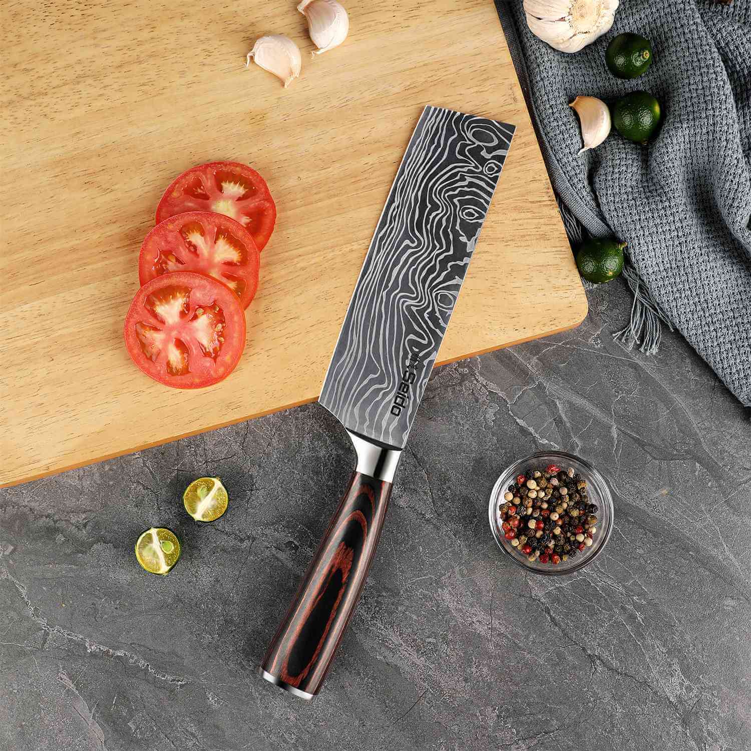 Master 7" Nakiri Knife