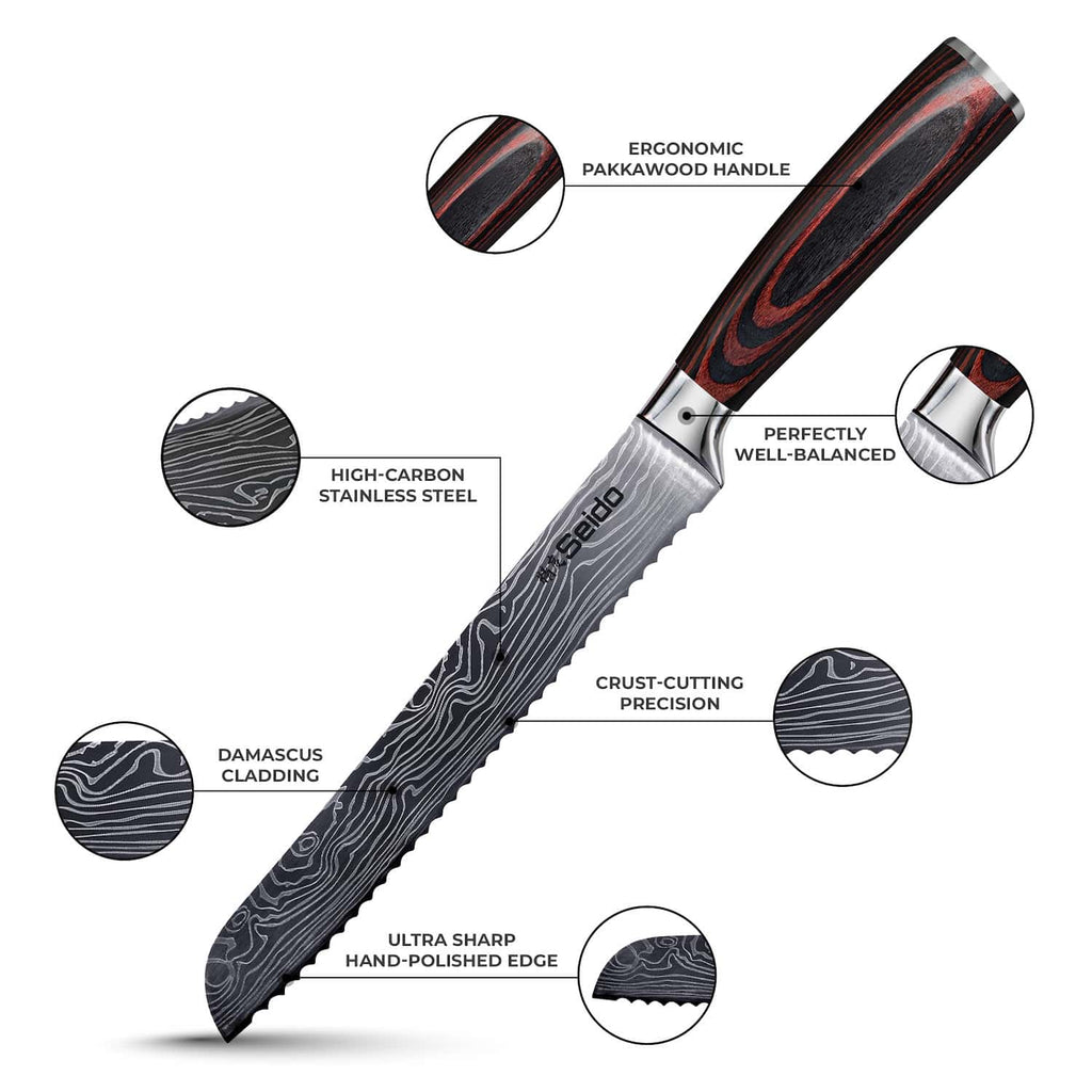 Master 8" Serrated Bread Knife