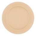 Matte Bright Yellow Round Disposable Plastic Appetizer/Salad Plates (7.5")