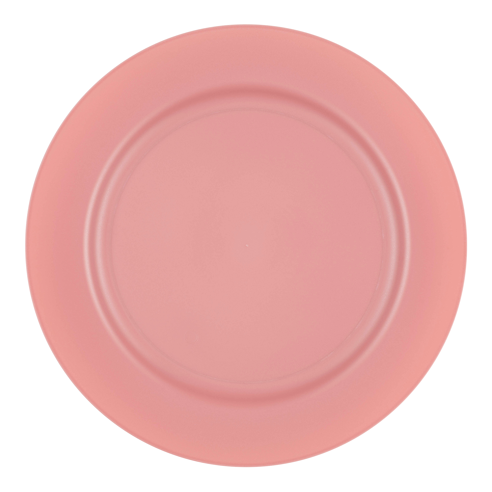Matte Fuchsia Round Disposable Plastic Appetizer/Salad Plates (7.5")