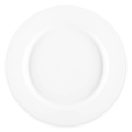 Matte Milk White Round Disposable Plastic Dinner Plates (10")