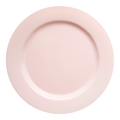 Matte Pink Round Disposable Plastic Appetizer/Salad Plates (7.5")