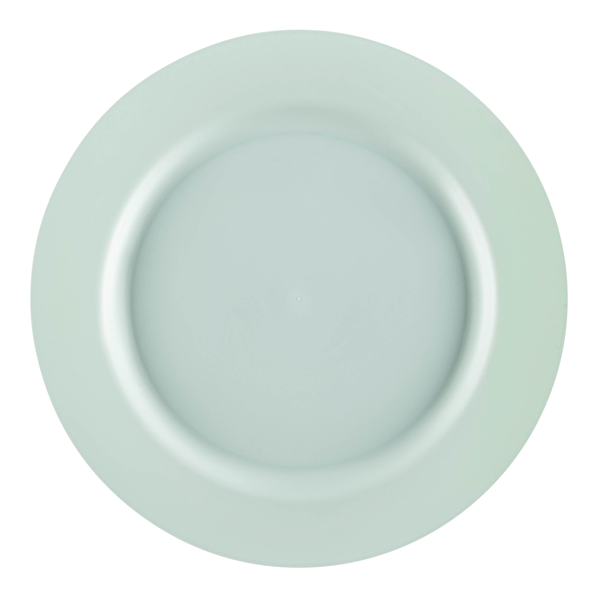 Matte Turquoise Round Disposable Plastic Appetizer/Salad Plates (7.5")