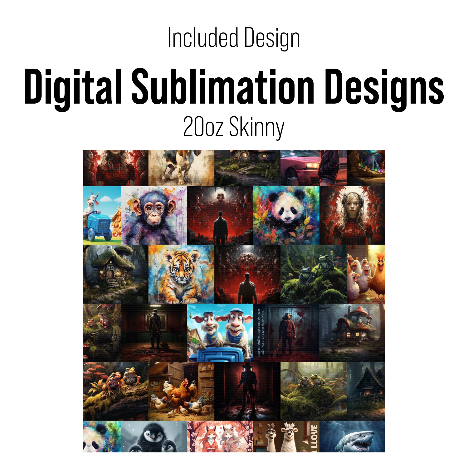 Digital Sublimation Designs - 2025 Tumbler Wrap Mega Bundle