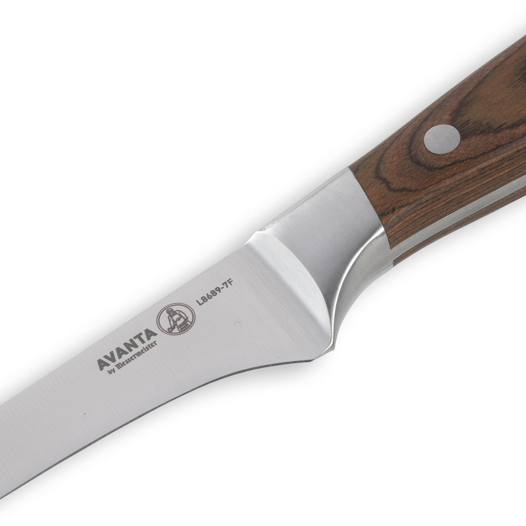 Avanta Pakkawood Flexible Boning Knife - 7"