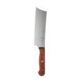Custom Red Nakiri Knife - 6.5"