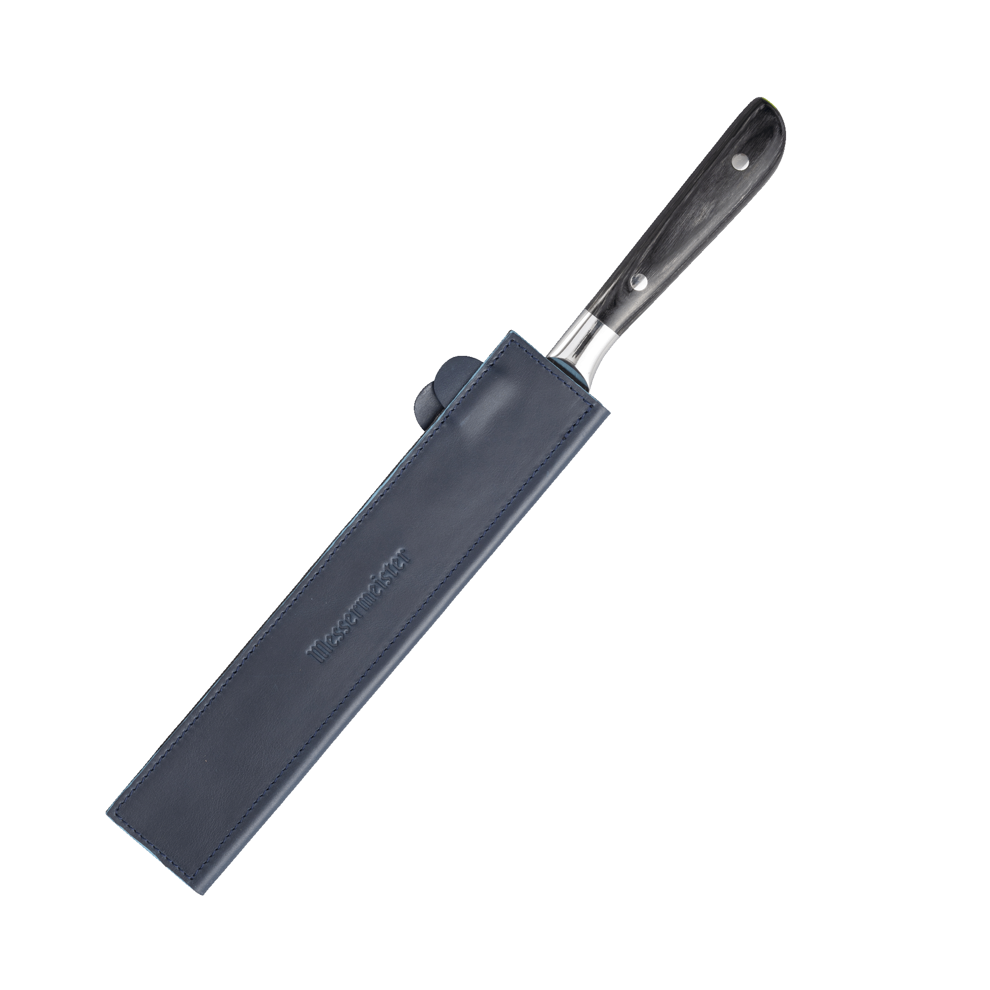 Midnight Navy Leather Magnetic Edge-Guard - 10.5"