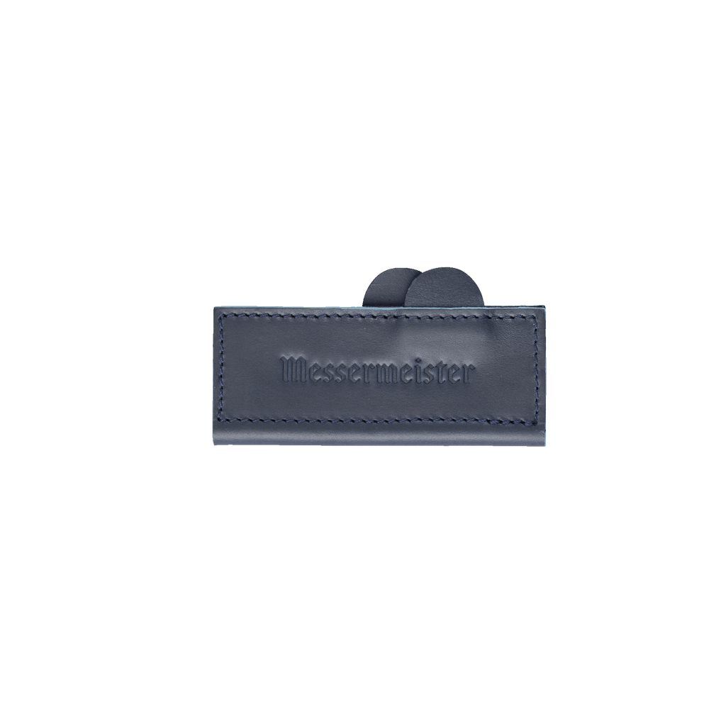 Midnight Navy Leather Magnetic Edge-Guard - 4"