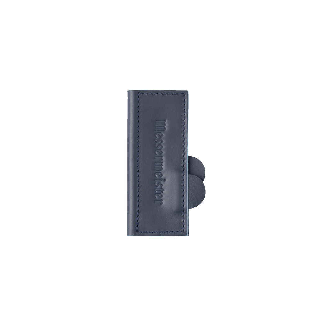 Midnight Navy Leather Magnetic Edge-Guard - 4"