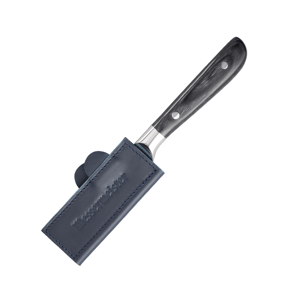 Midnight Navy Leather Magnetic Edge-Guard - 4"