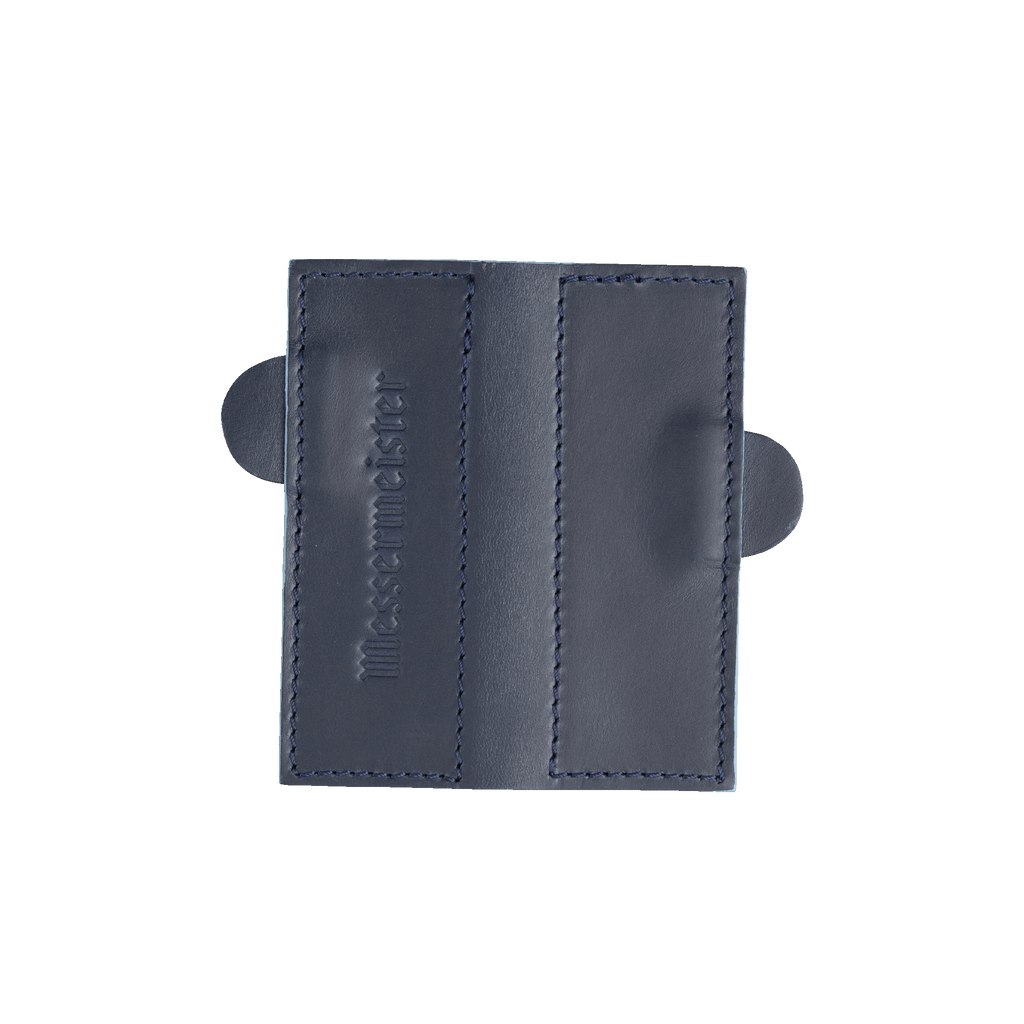 Midnight Navy Leather Magnetic Edge-Guard - 4"
