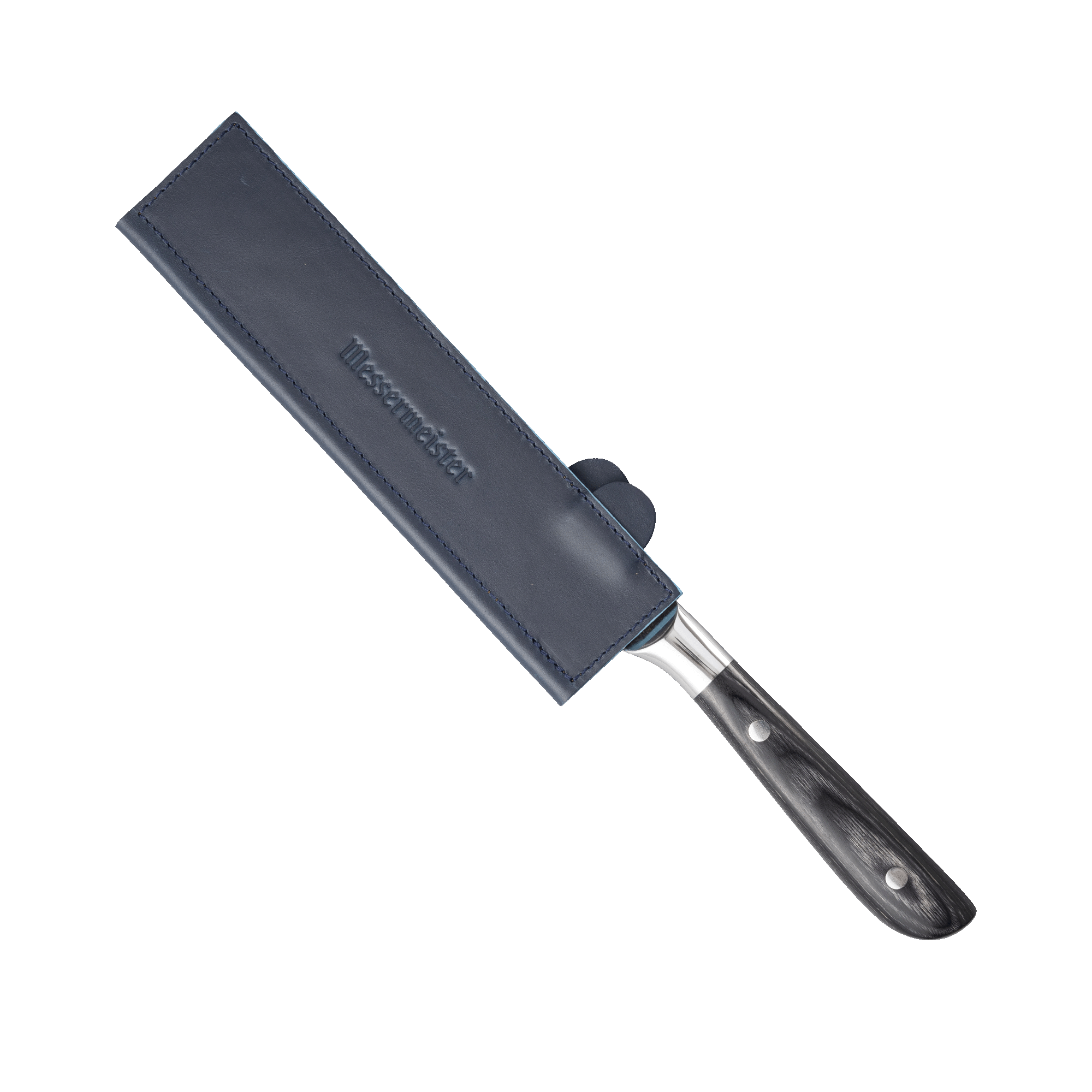 Midnight Navy Leather Magnetic Edge-Guard - 8.5"