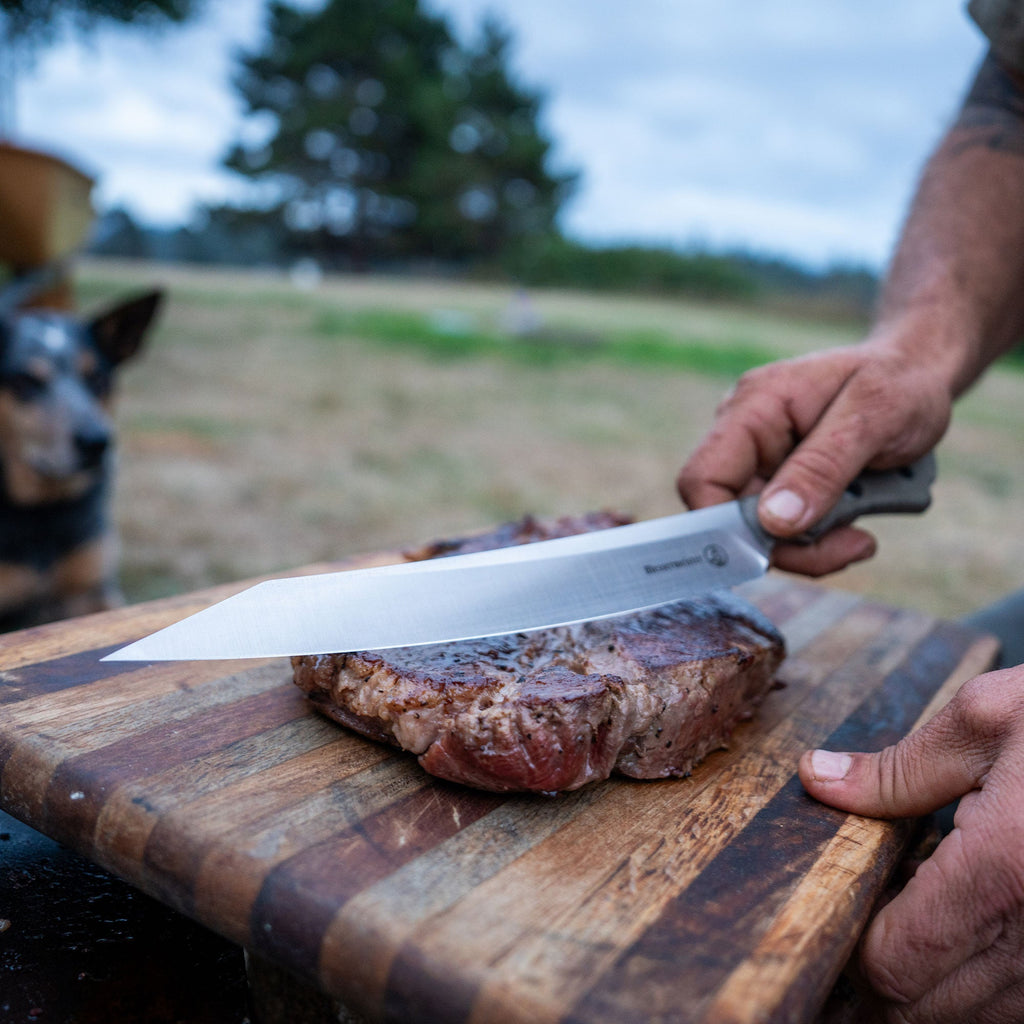 Overland Chef Leather Knife Roll Set - 6 Piece