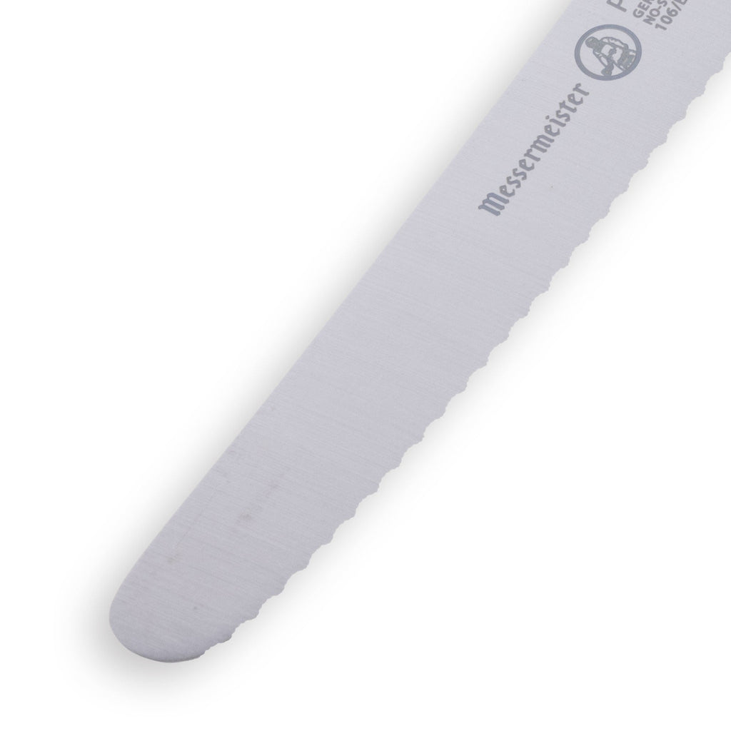 Black Serrated Tomato Knife with Matching Sheath - 4.5"