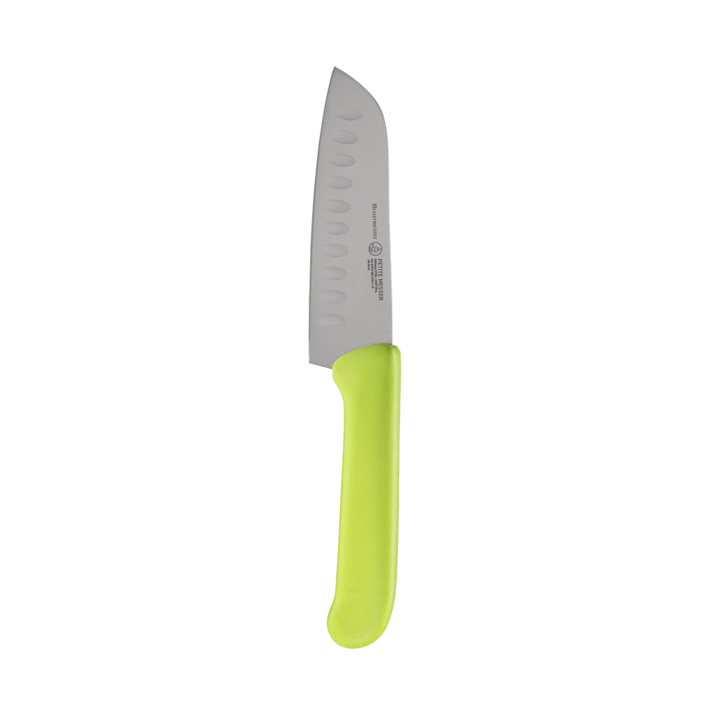 Petite Messer Green Kullens Santoku Knife - 5"