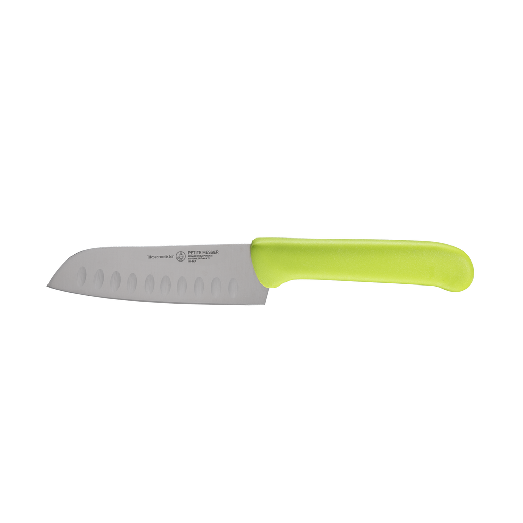 Petite Messer Green Kullens Santoku Knife - 5"