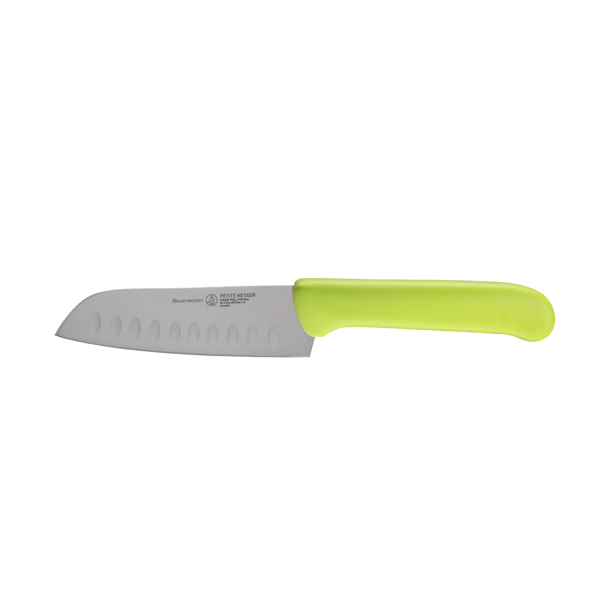 Petite Messer Green Kullens Santoku Knife - 5"