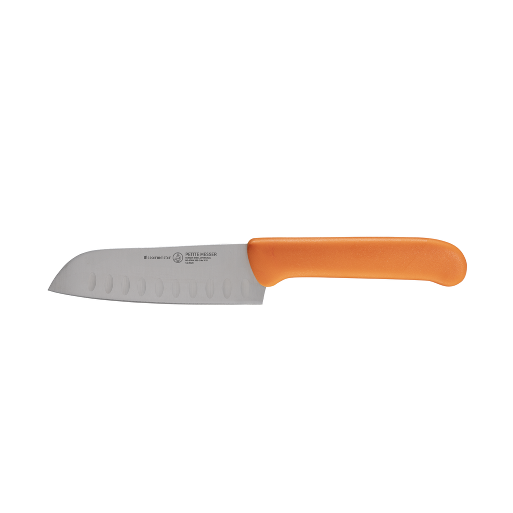 Petite Messer Orange Kullens Santoku Knife - 5"