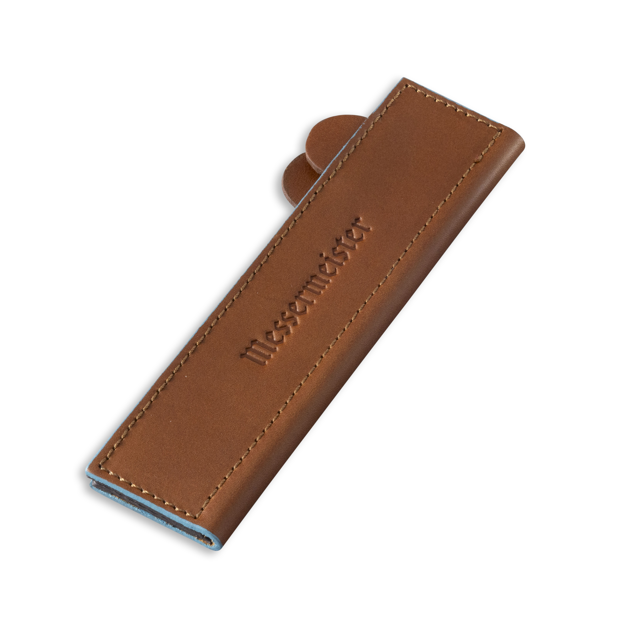 Saddle Brown Leather Magnetic Edge-Guard - 6.5"