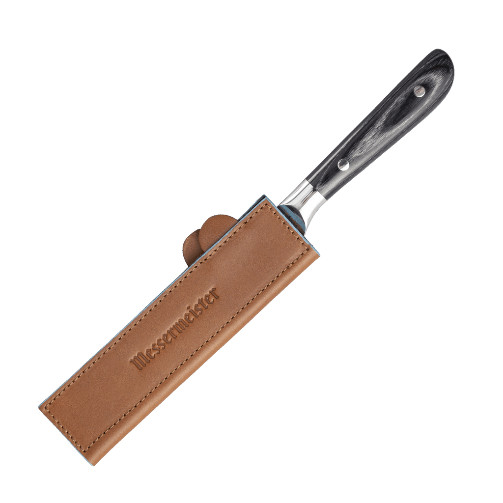 Saddle Brown Leather Magnetic Edge-Guard - 6.5"