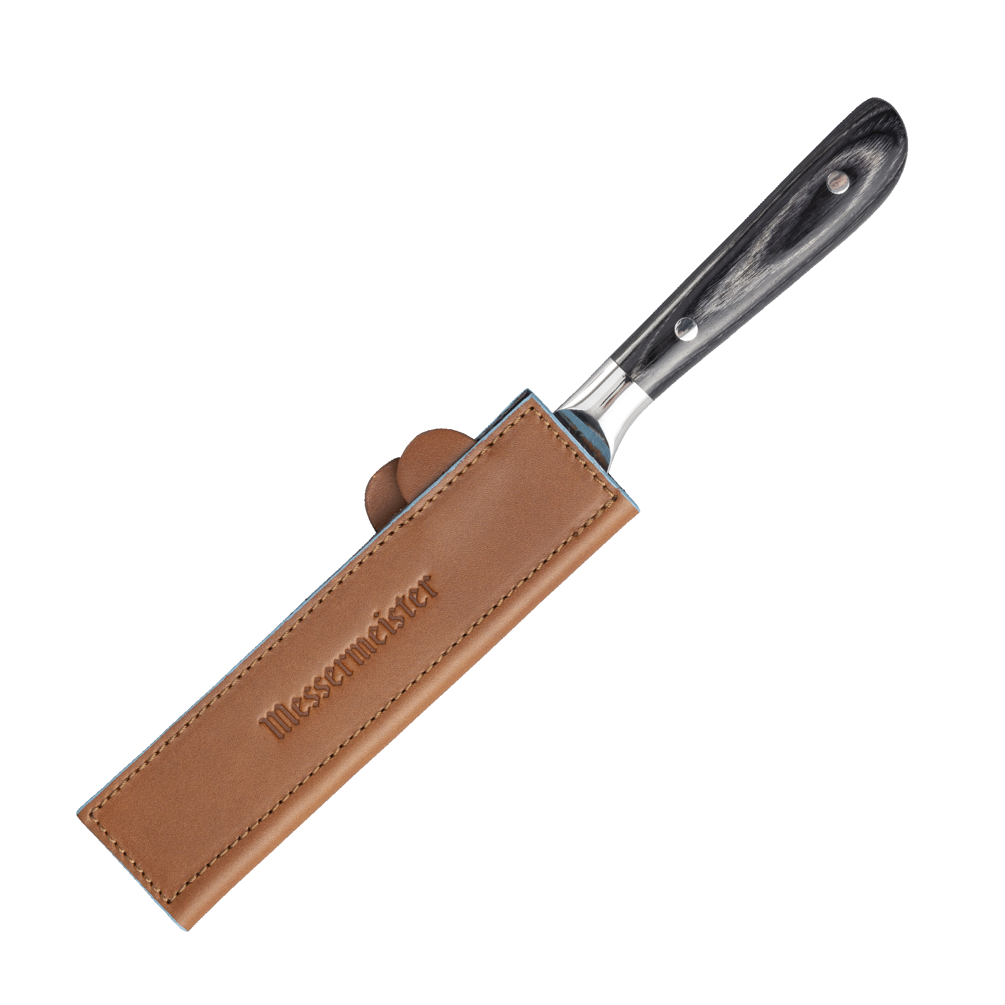 Saddle Brown Leather Magnetic Edge-Guard - 6.5"