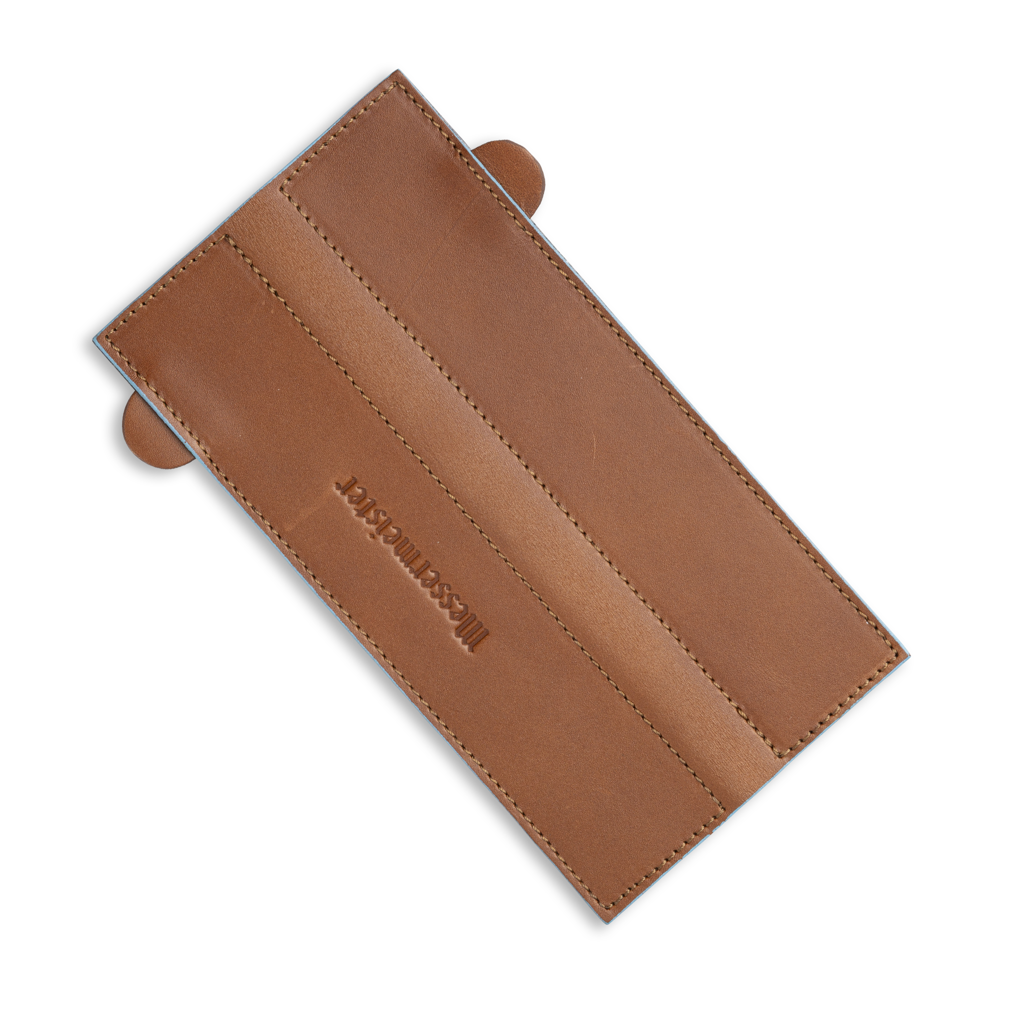 Saddle Brown Leather Magnetic Edge-Guard - 6.5"