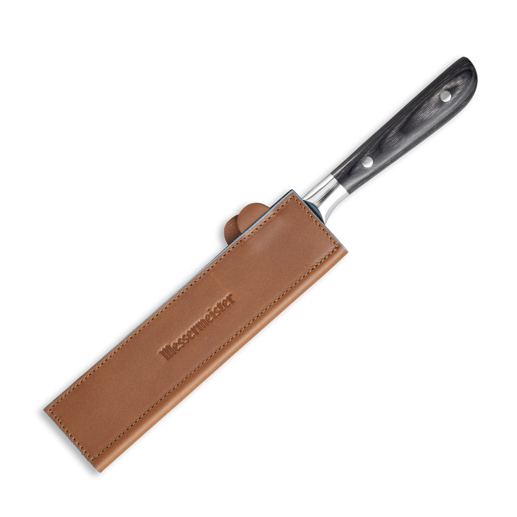 Saddle Brown Leather Magnetic Edge-Guard - 8.5"