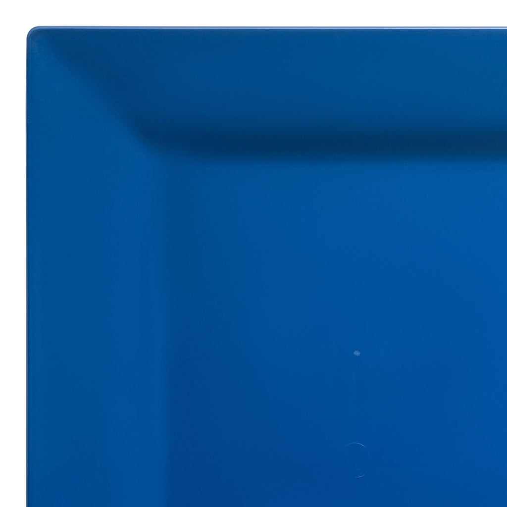 Midnight Blue Square Plastic Cake Plates (6.5")