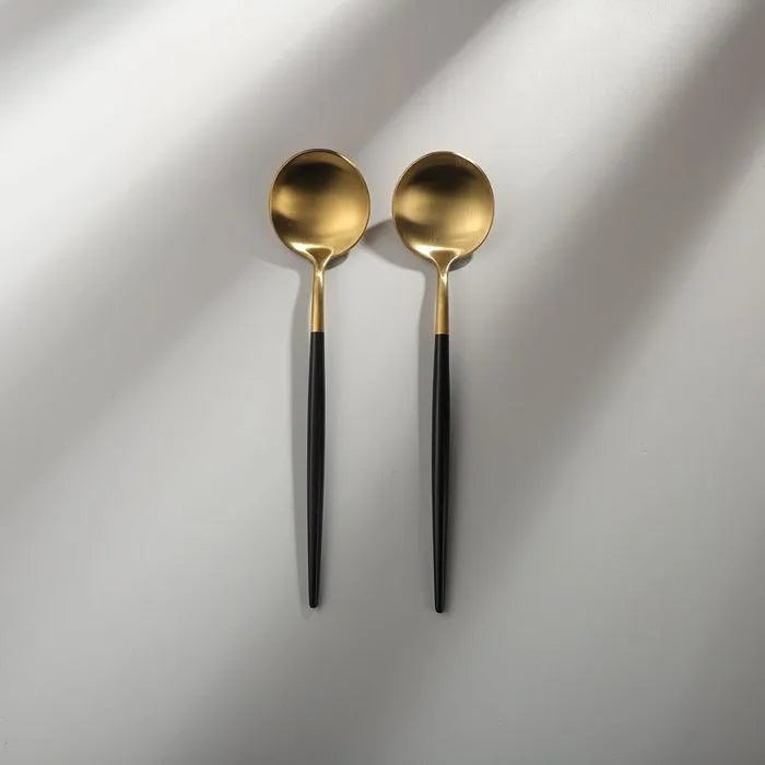 Minimalist/ French Flatware Salad Servers, Serving Utensils & Individual Pieces
