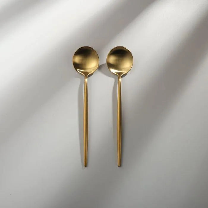 Minimalist/ French Flatware Salad Servers, Serving Utensils & Individual Pieces