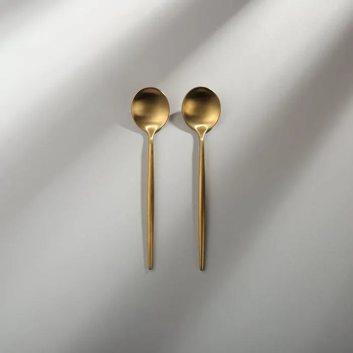 Minimalist/ French Flatware Salad Servers, Serving Utensils & Individual Pieces