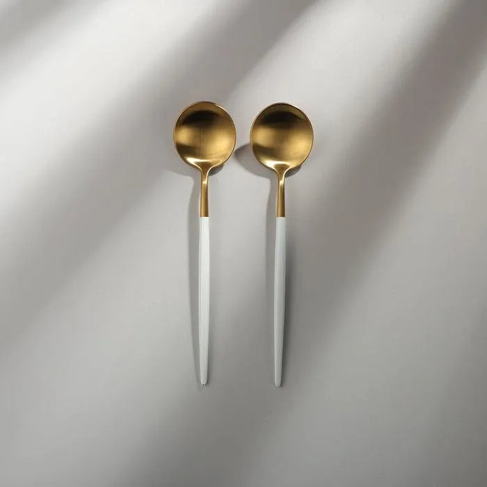 Minimalist/ French Flatware Salad Servers, Serving Utensils & Individual Pieces