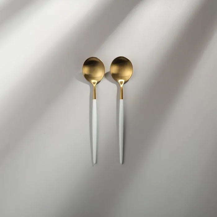 Minimalist/ French Flatware Salad Servers, Serving Utensils & Individual Pieces