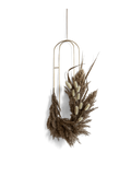 Modern Brass Wreath - Oval