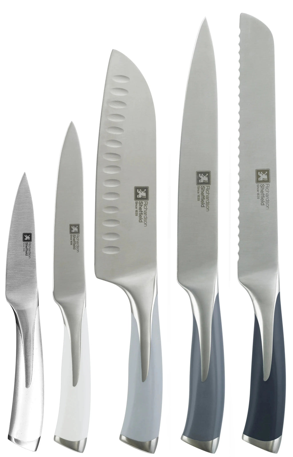 Amefa Kyu 5pc Mono Chefs Kitchen Knife Block Set