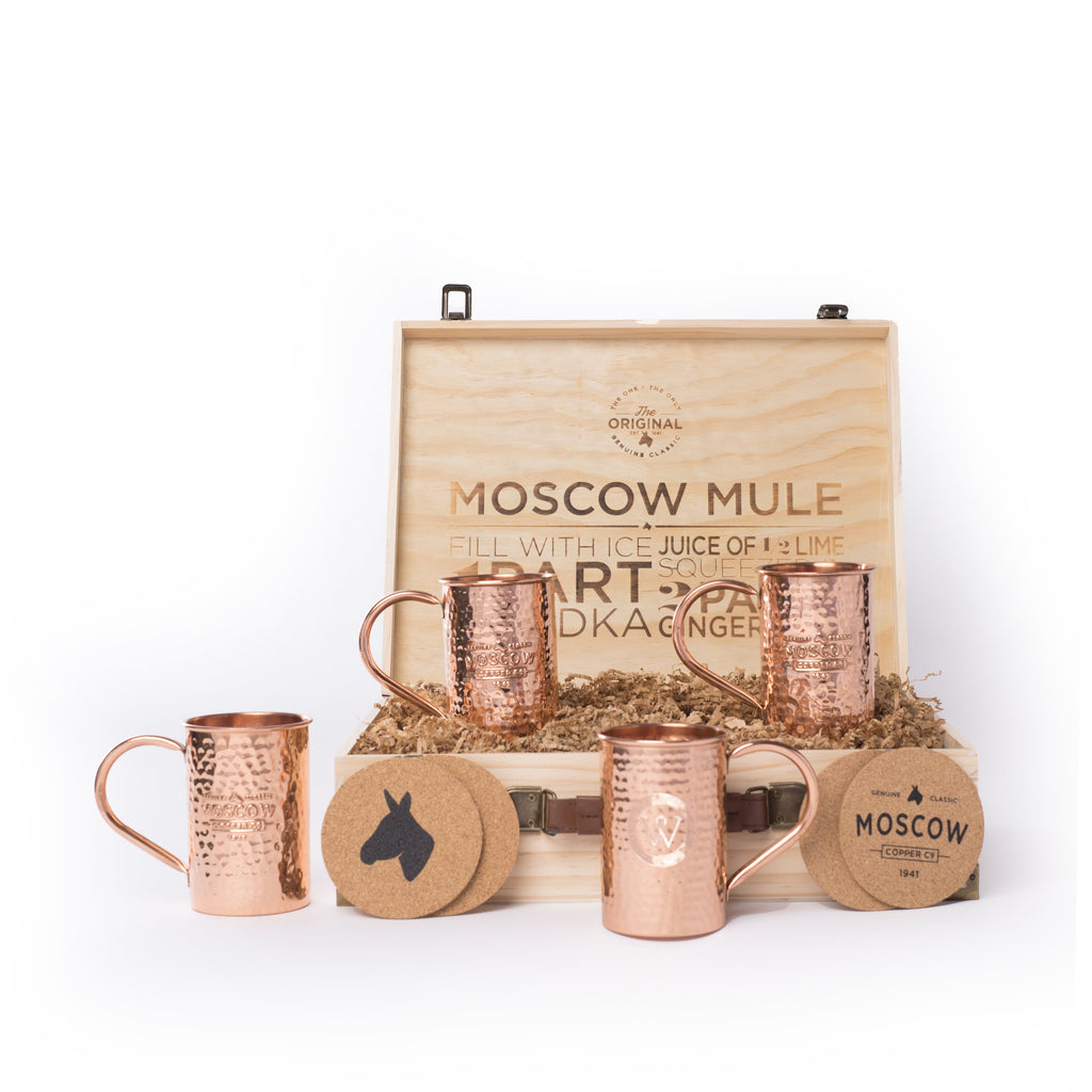 Custom Logo Engraved Moscow Mule Mugs