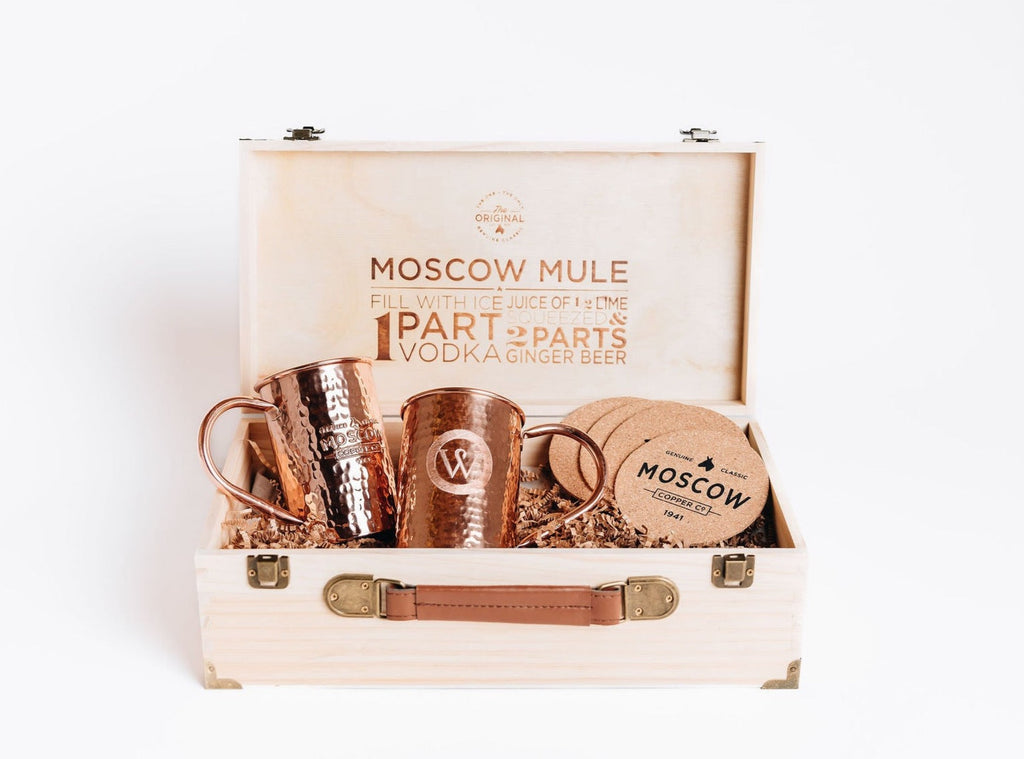 Custom Logo Engraved Moscow Mule Mugs
