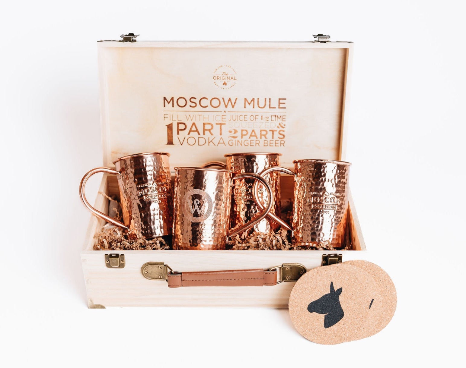 Custom Logo Engraved Moscow Mule Mugs