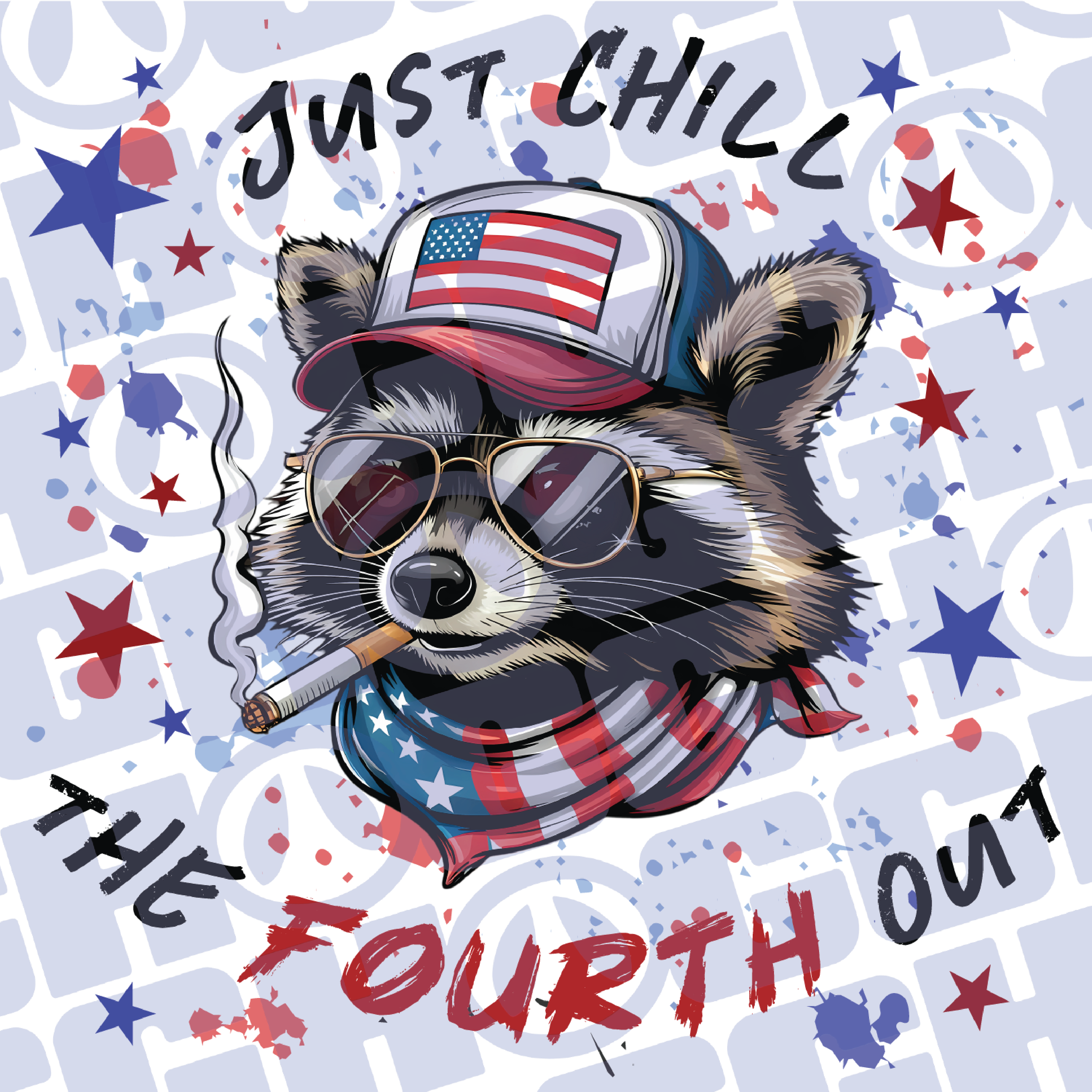 Multi Product Use - Digital Sublimation Designs - Fourth of July
