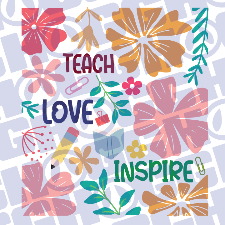 Multi Product Use - Digital Sublimation Designs - Back to School Teachers