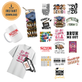 Multi Product Use - Digital Sublimation Designs - Class of 2026