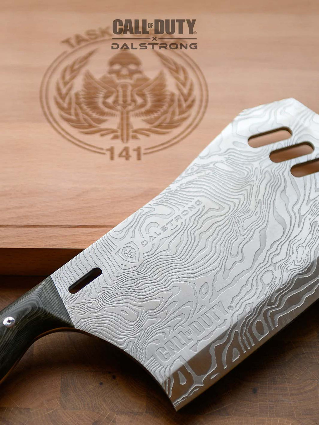 Cleaver Knife with Stand | Obliterator | Call of Duty © Edition | EXCLUSIVE COLLECTOR SET | Dalstrong ©