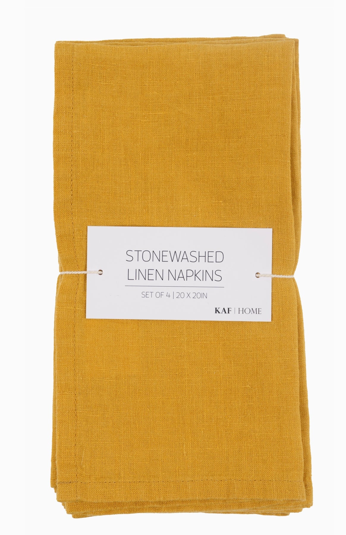 Stone Washed Linen Napkins - Set Of 4