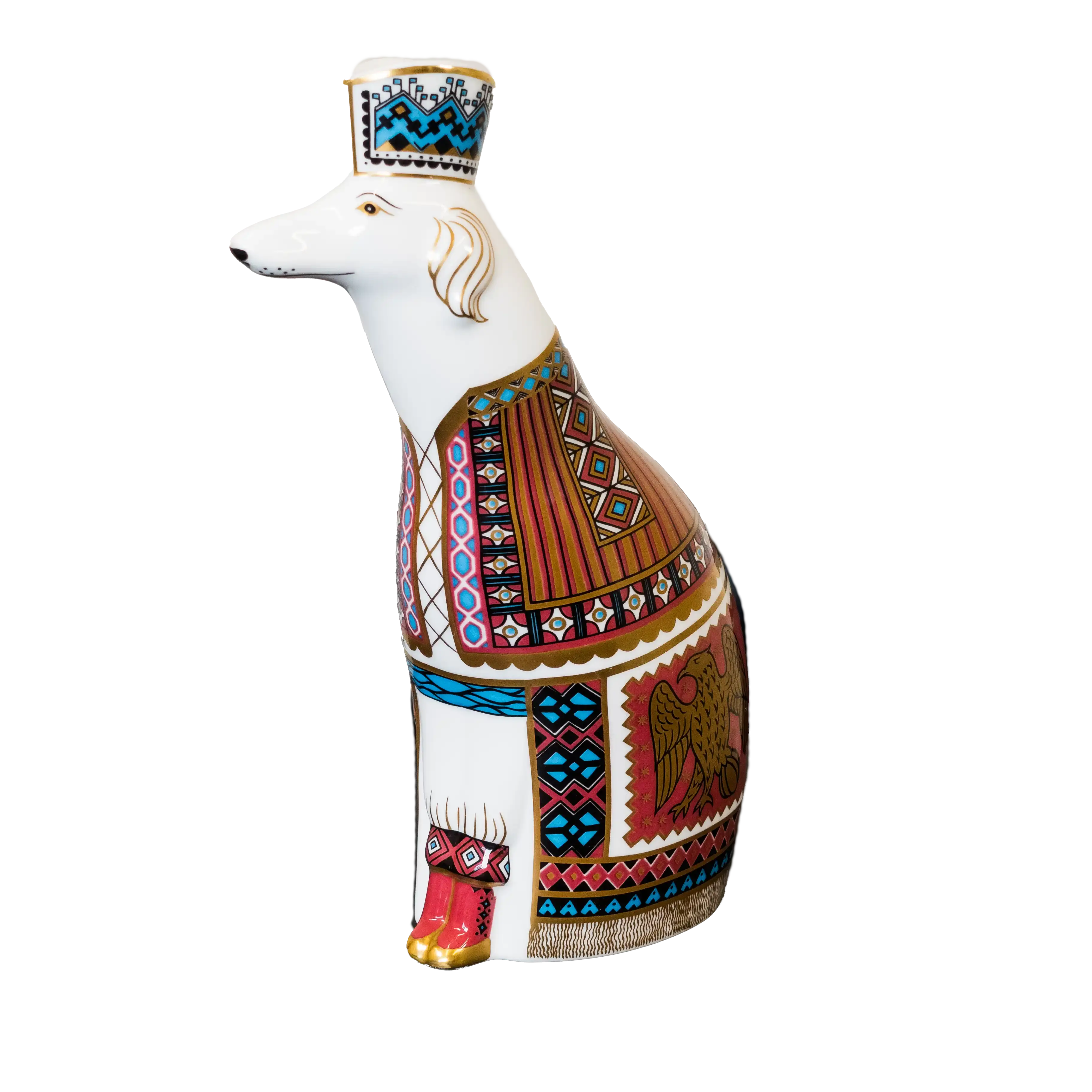 Royal Crown Derby National Dogs Collection : Borzoi Paperweight
